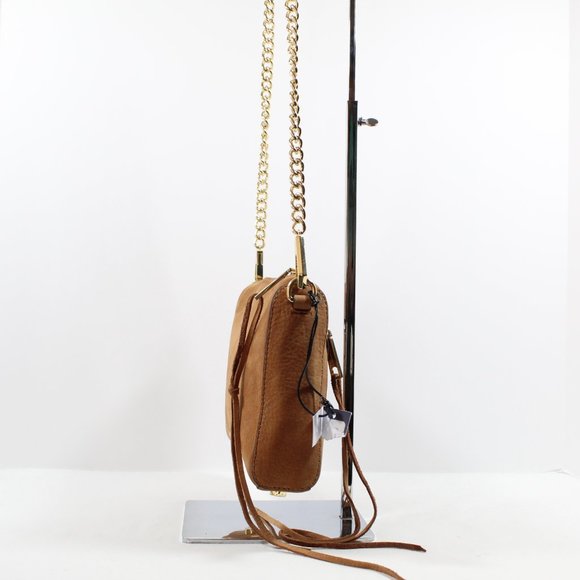 Rebecca Minkoff Avery Suede Crossbody - Tan - Picture 2 of 9
